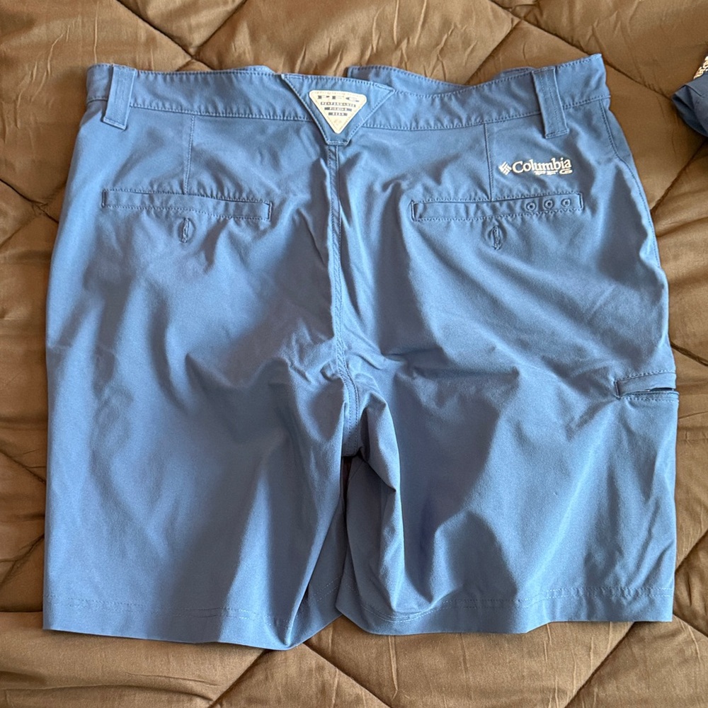 Columbia Light Blue Outdoor Shorts